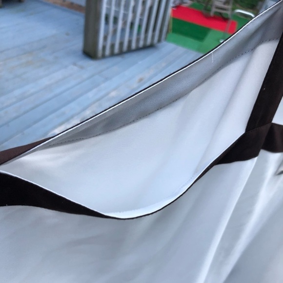 INC International Concepts small off white cold shoulder with brown Straps - Picture 4 of 9